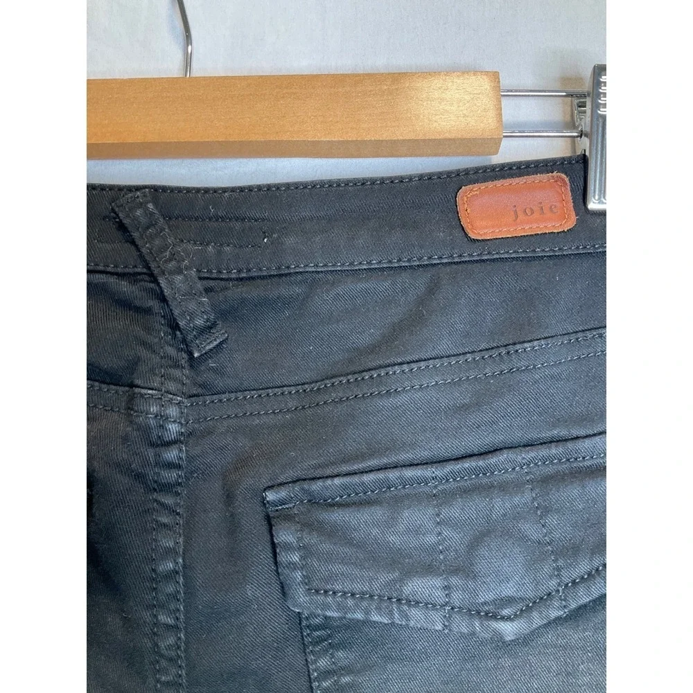 Joie Okana Black Cargo Jeans Stretch Tapered‎ Casual Gorpcore Cigarette  Emo 26